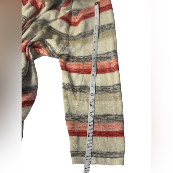 Torrid striped draped knit open cardigan sweater waterfall boho layering Size 1x - Picture 10 of 10